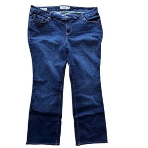Torrid Denim Women's Cotton Blue Size 22 Relaxed Boot Jeans Zip Solid